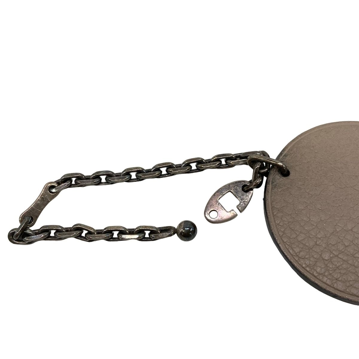 Hermes Key Holder Animal Key Gray Cabas — view 5