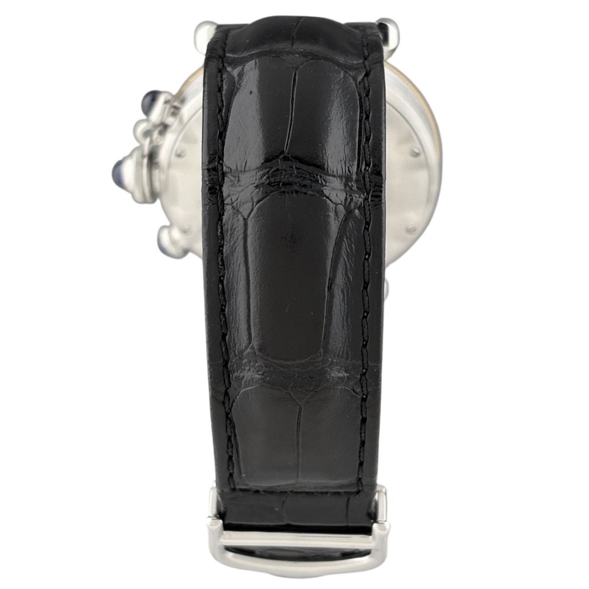 Cartier Pasha Watch SS YG Leather Quartz Ivory — view 3