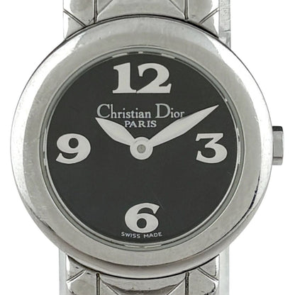 Dior Round Watch SS Quartz Black