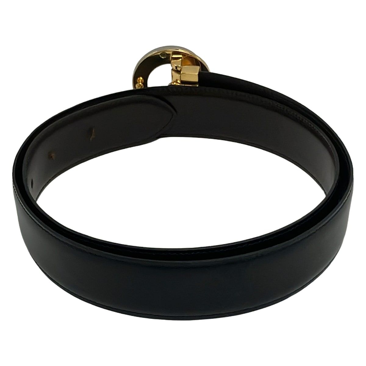 Cartier Belt Trinity Black Gold Silver Leather — view 2