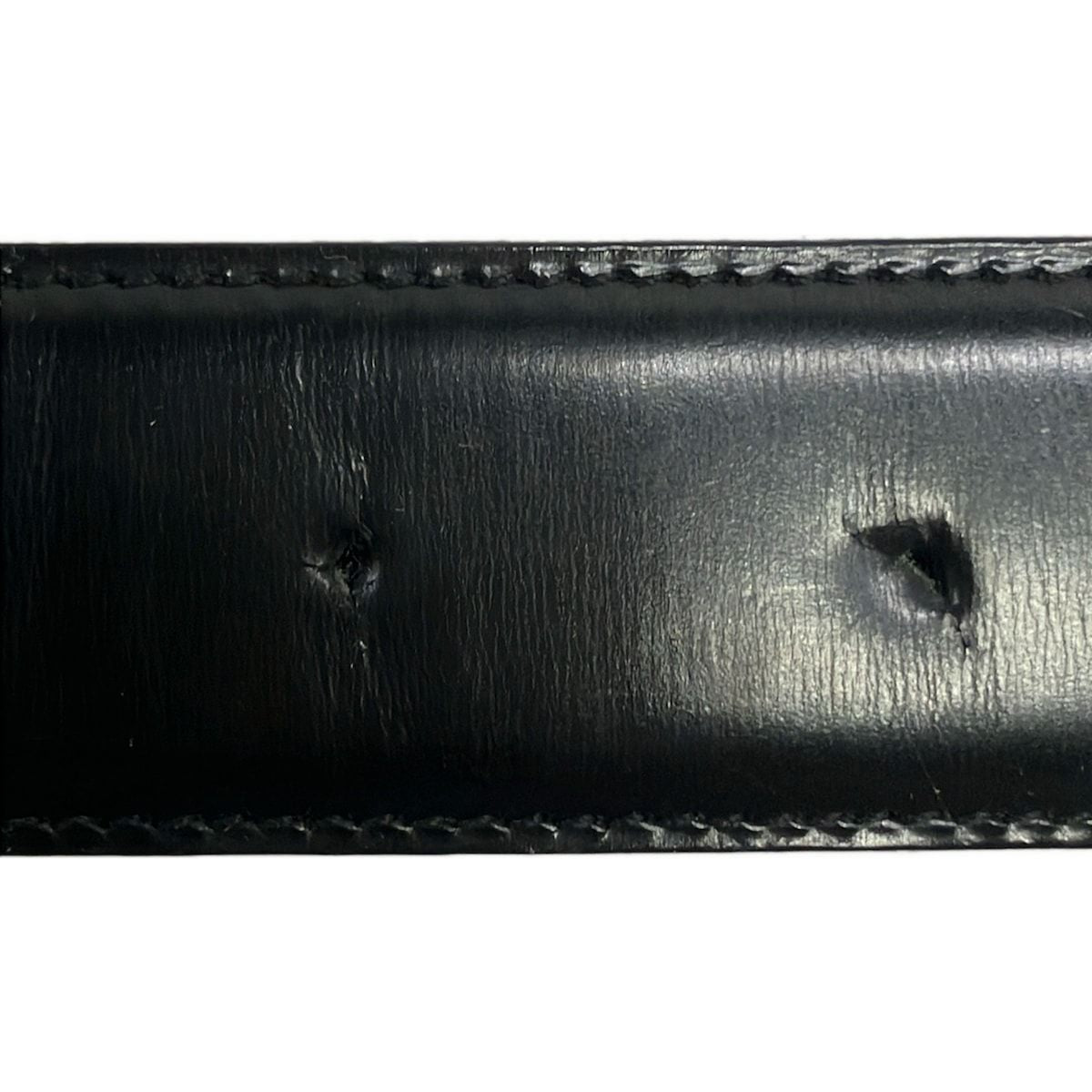 Cartier Belt Trinity Black Gold Silver Leather — view 5