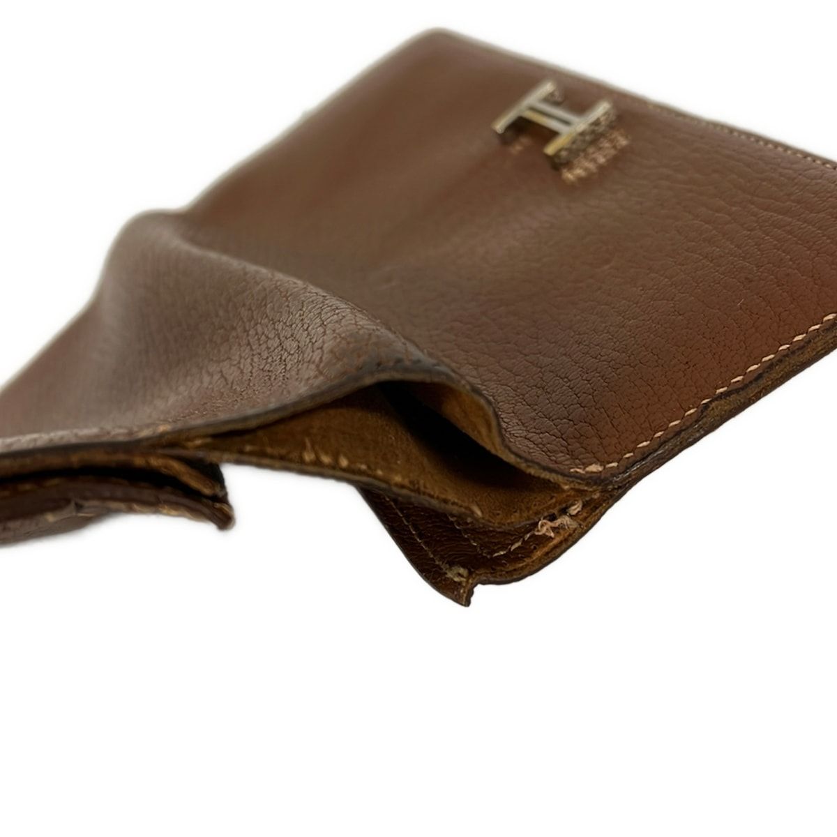 Hermes Wallet Bearn Souffle Brown Fonce Gold — view 6