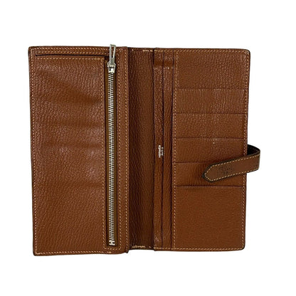 Hermes Wallet Bearn Souffle Brown Fonce Gold — view 3