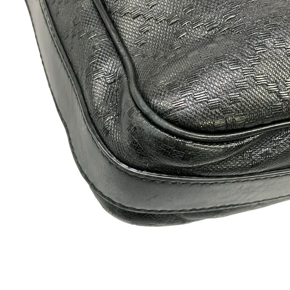 Gucci Shoulder Bag Bright Diamante Black Leather — view 6
