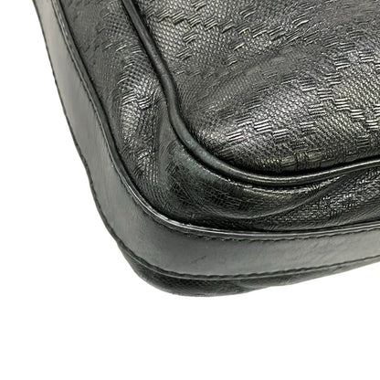 Gucci Shoulder Bag Bright Diamante Black Leather — view 6