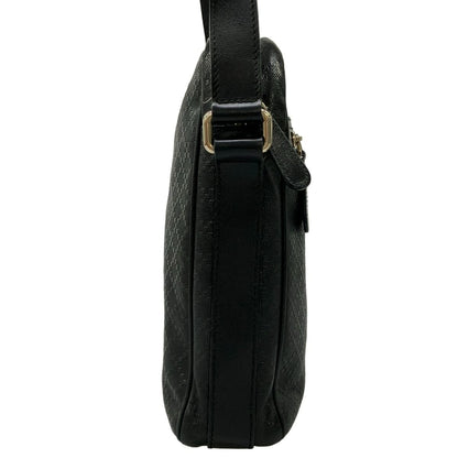Gucci Shoulder Bag Bright Diamante Black Leather — view 2