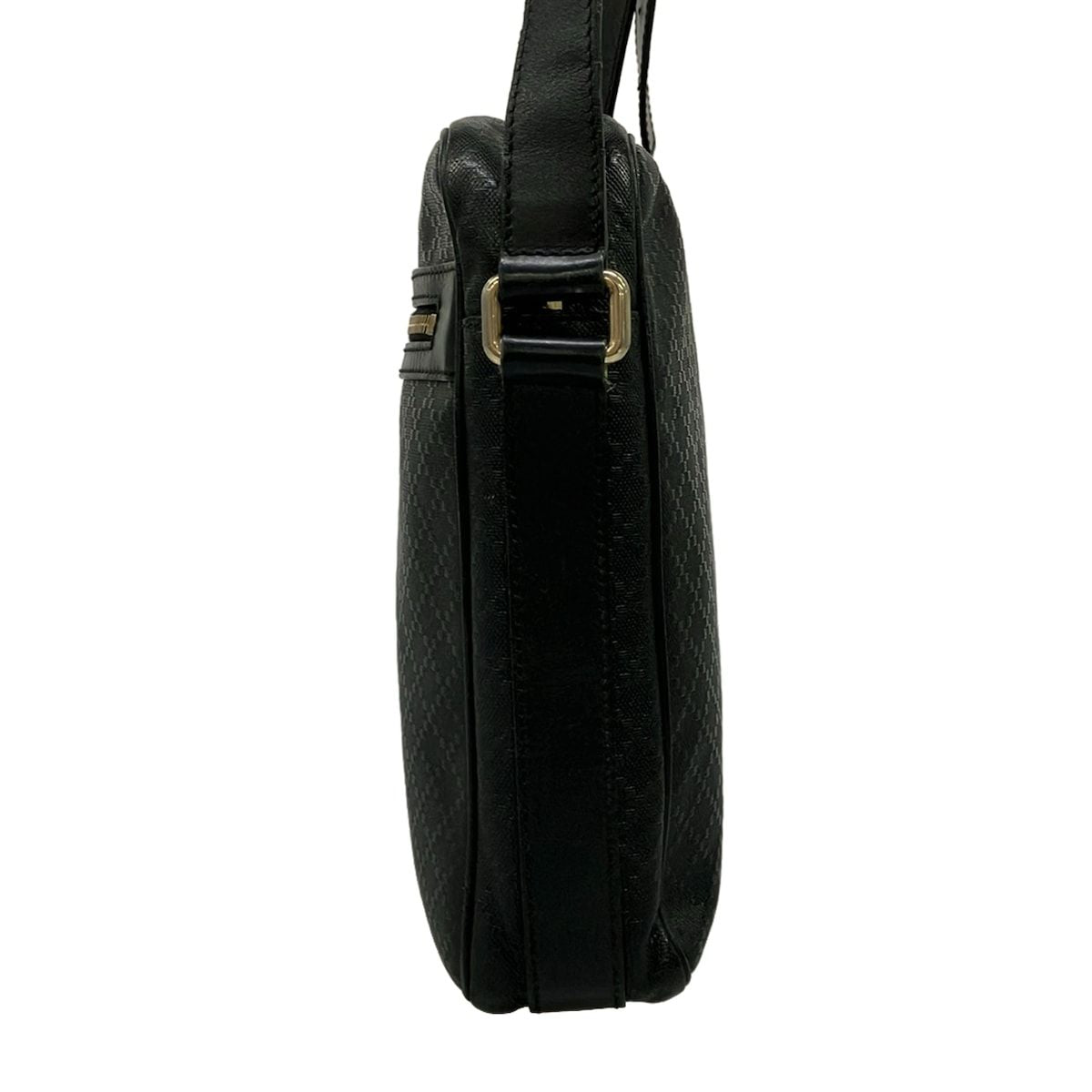 Gucci Shoulder Bag Bright Diamante Black Leather — view 4