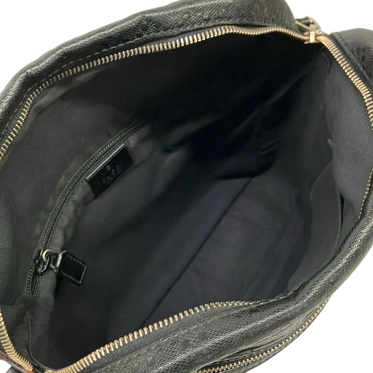 Gucci Shoulder Bag Bright Diamante Black Leather — view 7