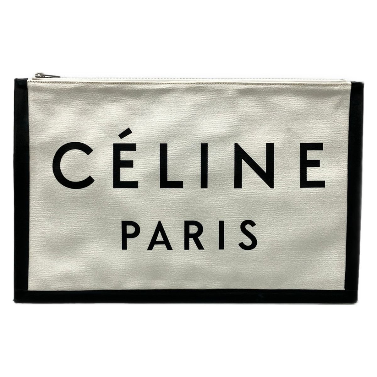 Celine Clutch Ivory Black