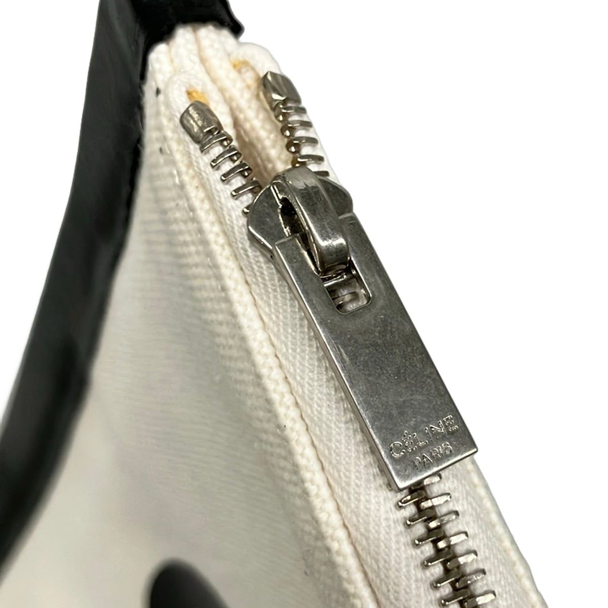 Celine Clutch Ivory Black — view 9