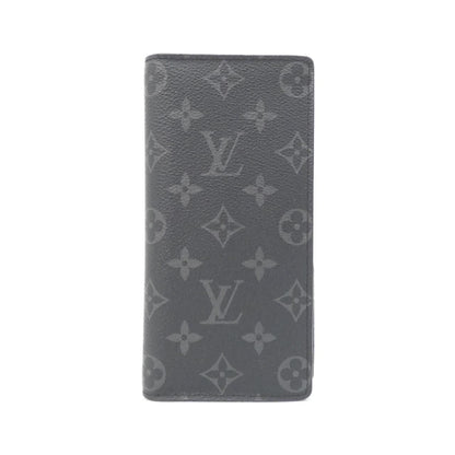 Louis Vuitton Monogram Eclipse Portefeuille Brazza Wallet
