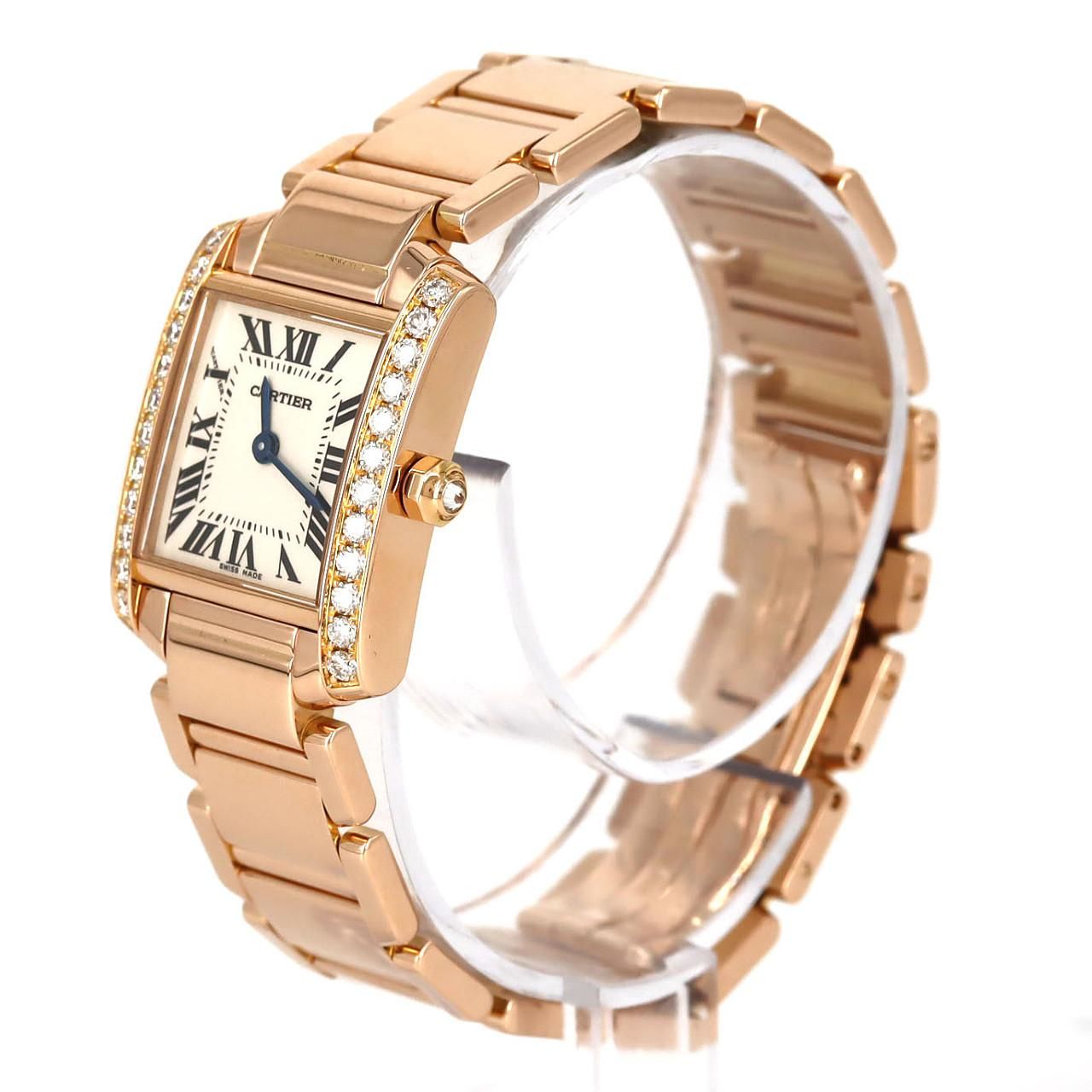 Cartier Tank Francaise SM PG D PG RG Quartz Watch — view 2