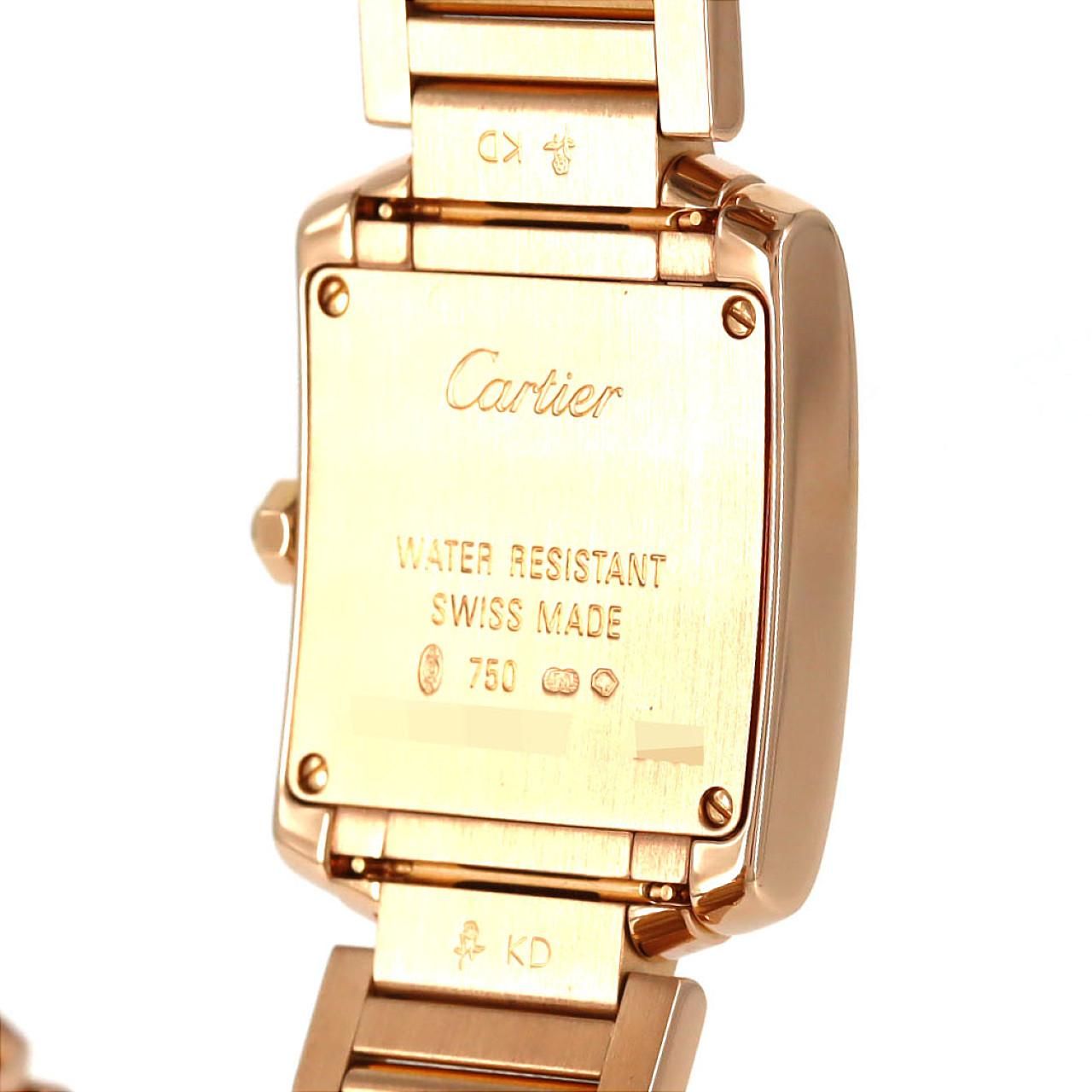 Cartier Tank Francaise SM PG D PG RG Quartz Watch — view 7