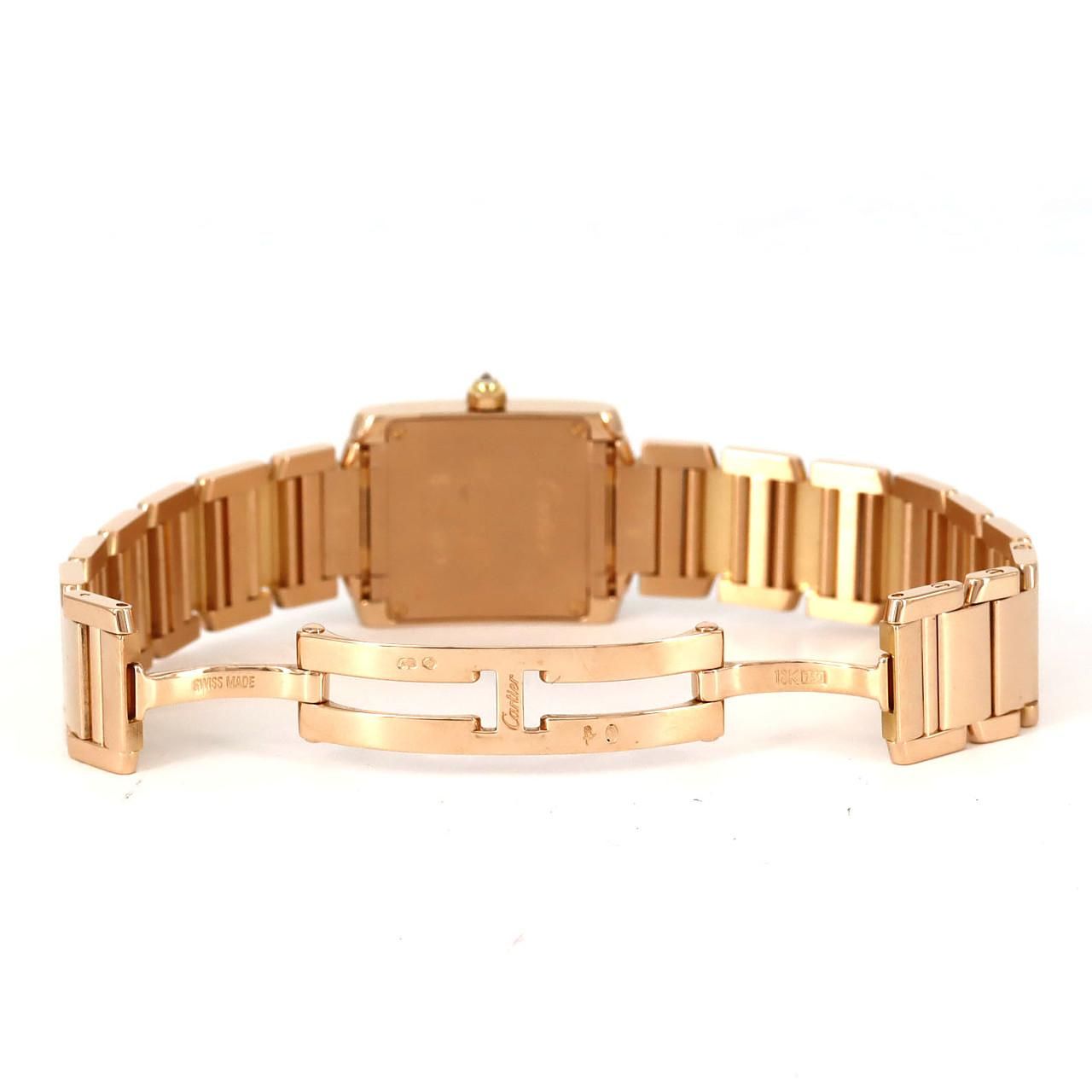 Cartier Tank Francaise SM PG D PG RG Quartz Watch — view 6