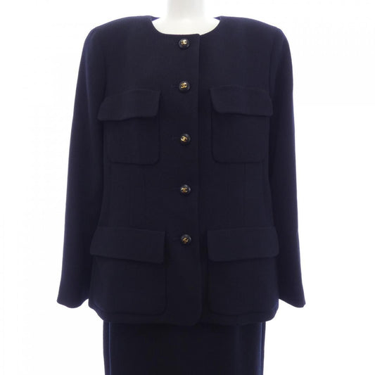 Chanel Vintage Suit Navy