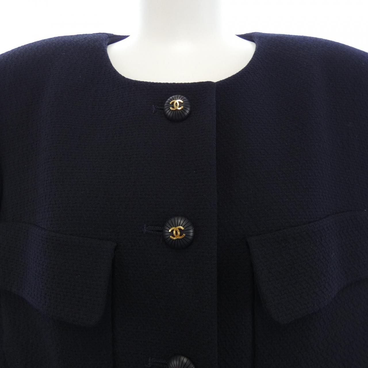 Chanel Vintage Suit Navy — view 5