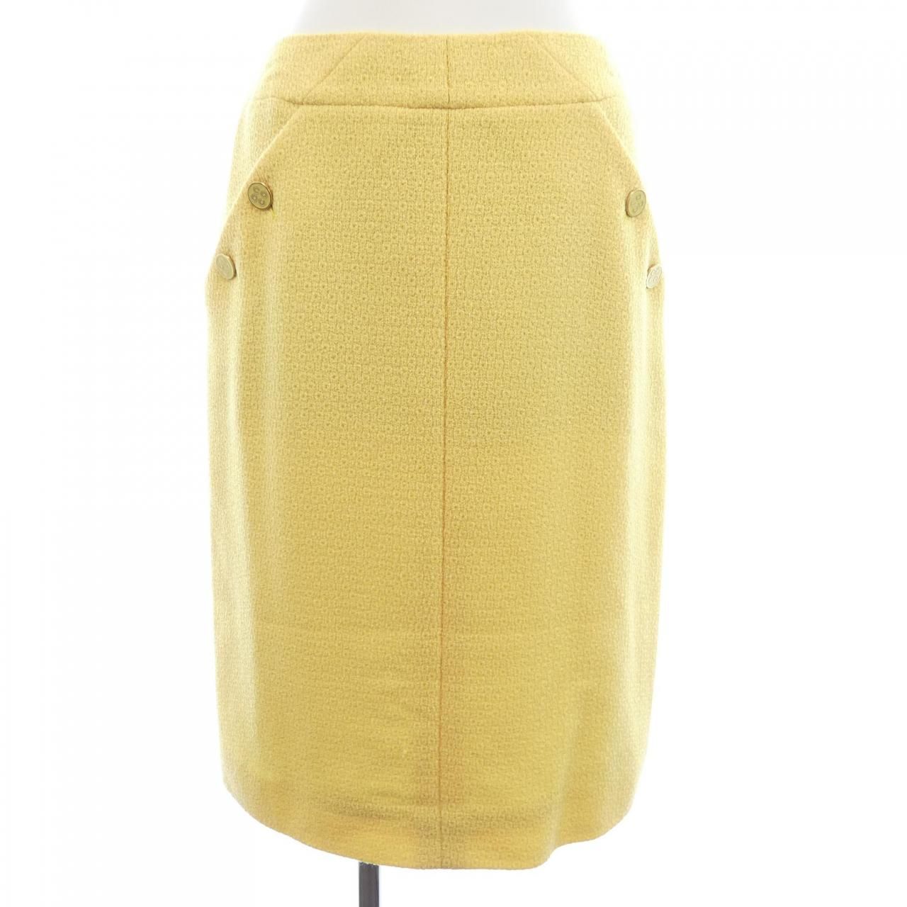 Chanel Vintage Skirt Yellow