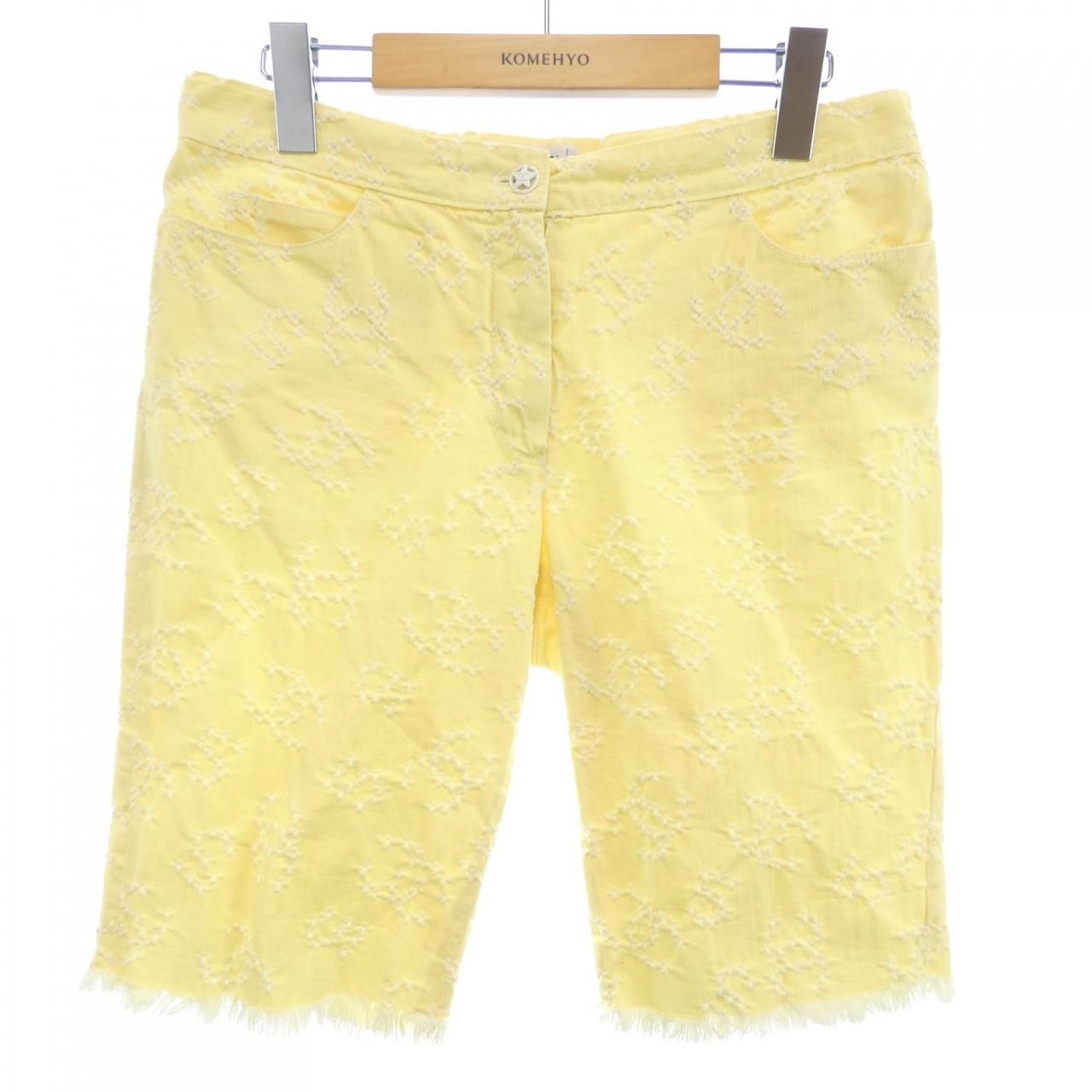 Chanel Vintage Shorts Yellow