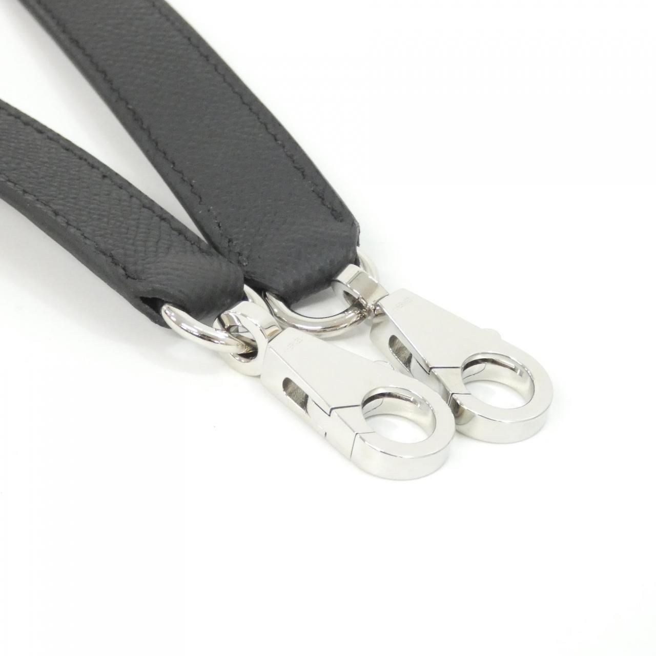 Hermes E-strap Bag Straps Black — view 4