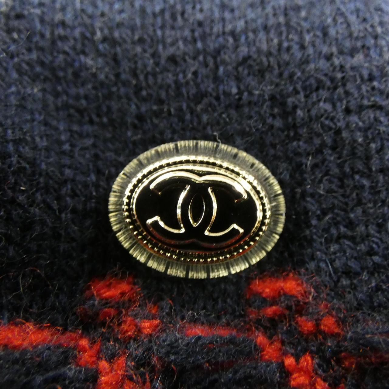 Chanel Knit Sweater Navy — view 7