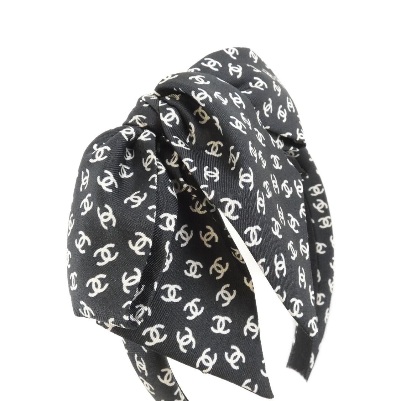Chanel Headband Hair Accessories Black — view 3
