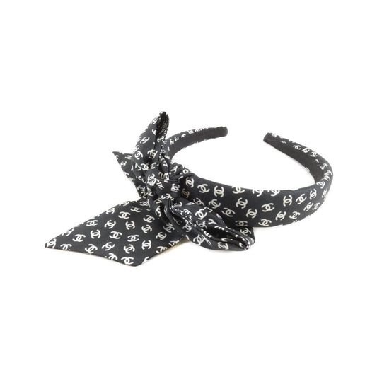 Chanel Headband Hair Accessories Black