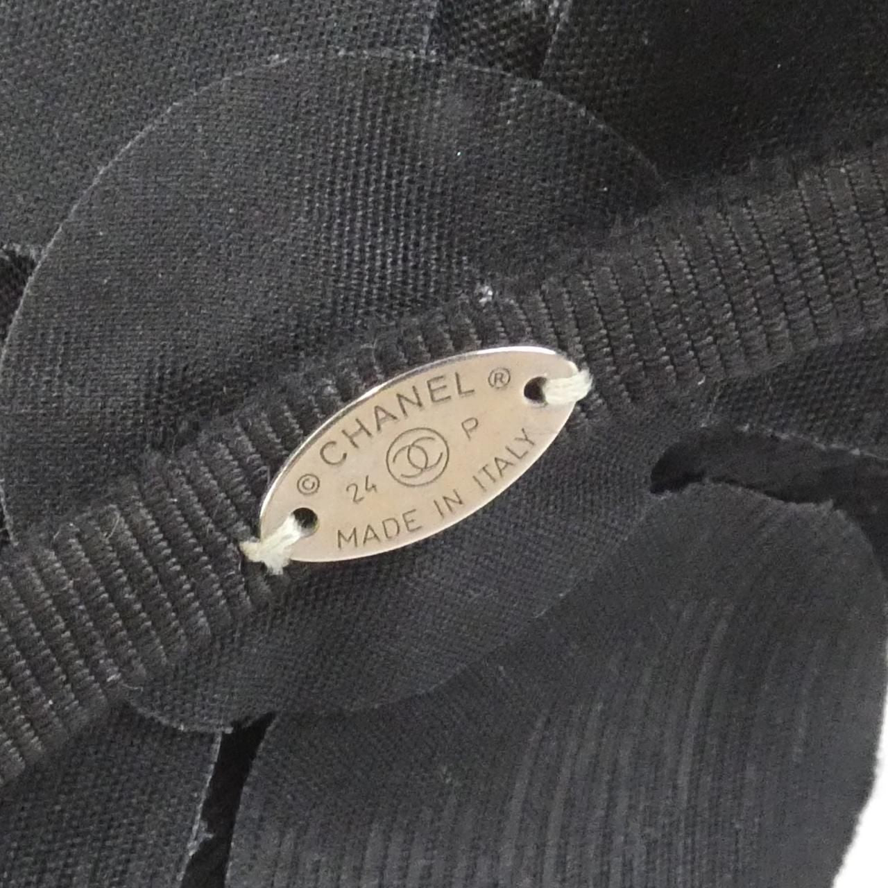 Chanel Headband Hair Accessories Black — view 5