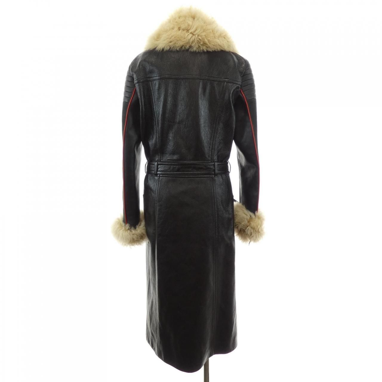 Louis Vuitton Leather Coat — view 2