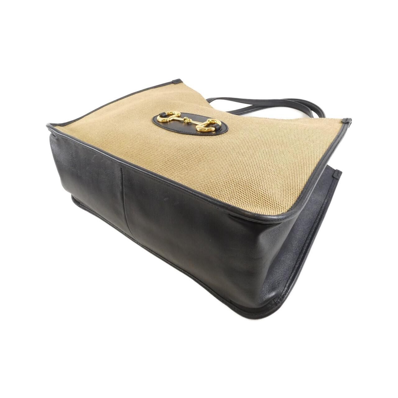 Gucci Horsebit Bag Handbag Beige — view 3