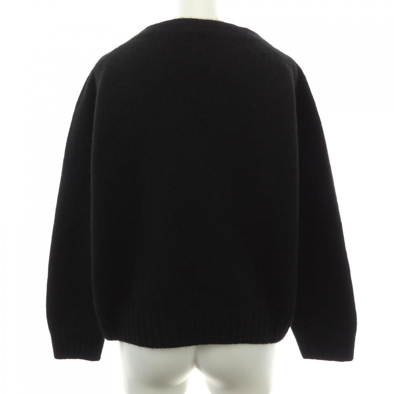 Celine Knit Sweater Black — view 2