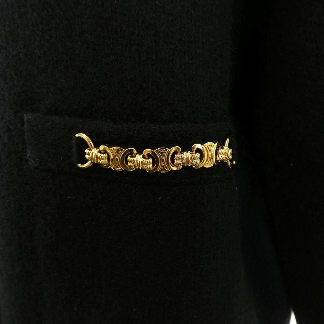 Celine Knit Sweater Black — view 7