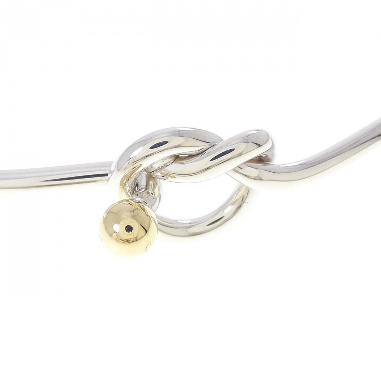 Tiffany & Co Vintage Flat Wire Hook Eye Bangle Bracelet — view 2