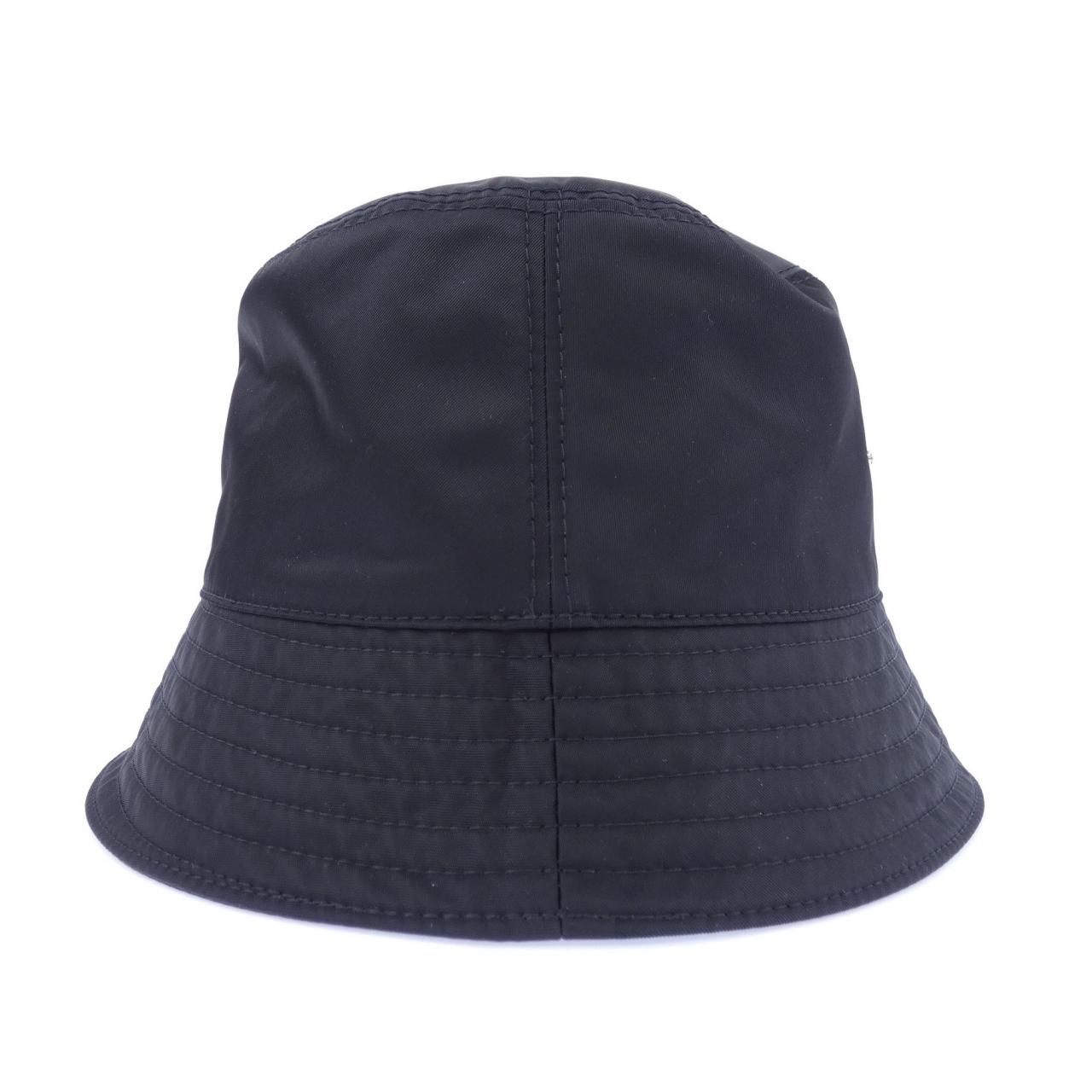 Prada Triangle Logo Bucket Hat — view 4