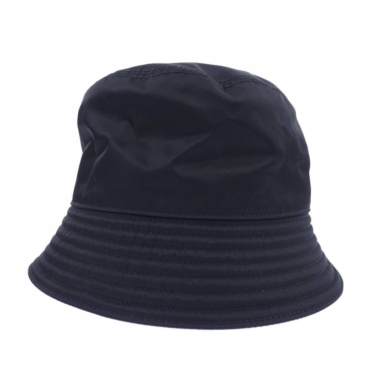 Prada Triangle Logo Bucket Hat