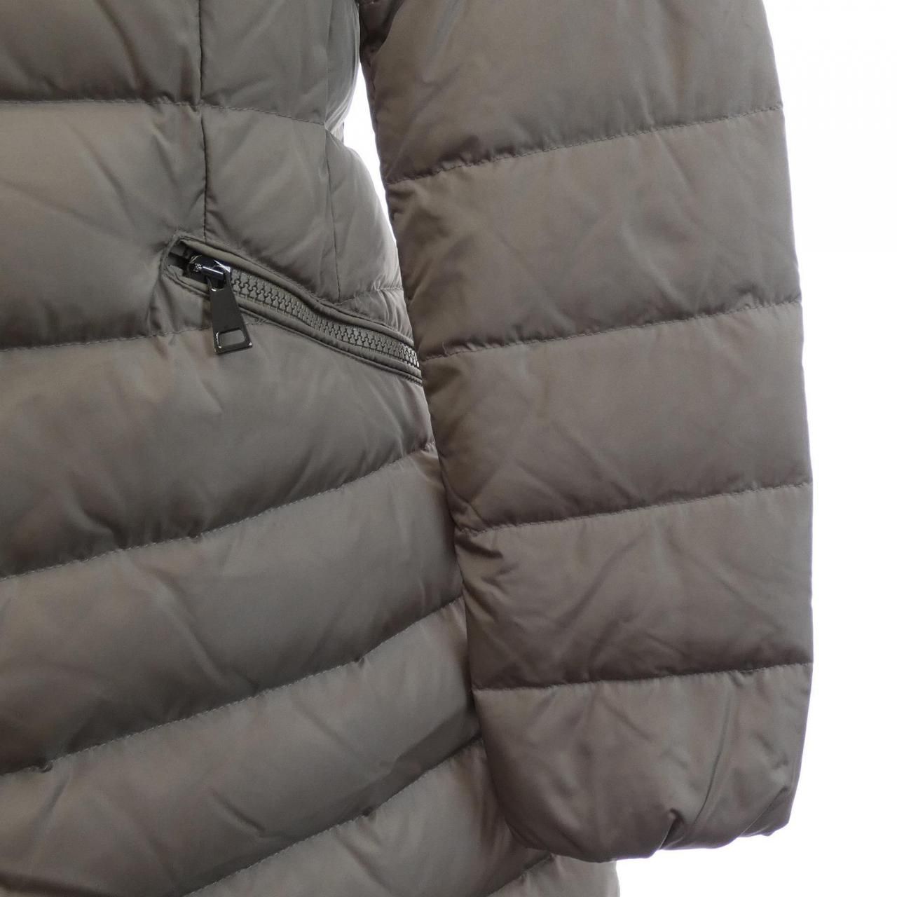 Moncler Flammette Down Jacket Coat — view 7