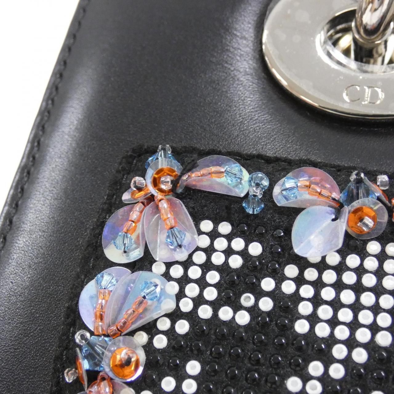 Dior Lady Bag Handbag Black — view 6