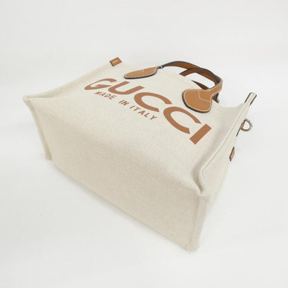 Gucci Facul Bag Handbag Beige — view 3