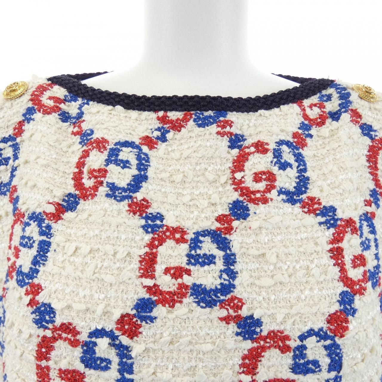 Gucci Zabil Dress Beige — view 6