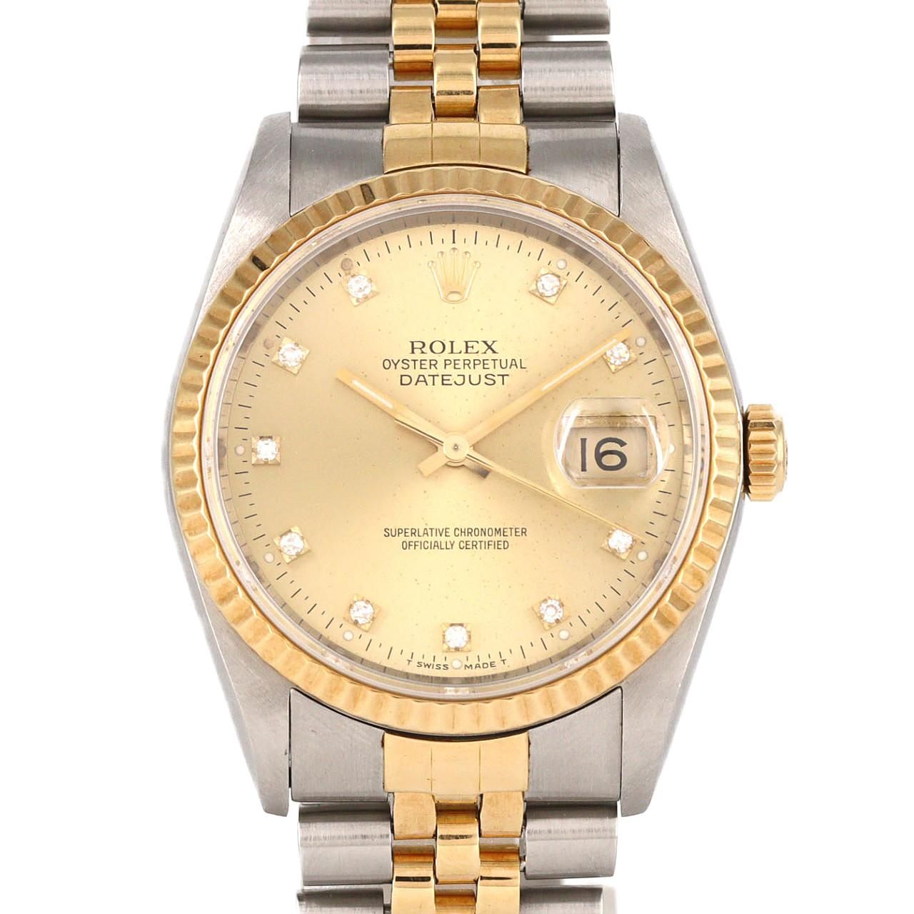 Rolex Datejust Automatic Winding Number Watch