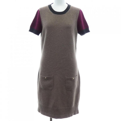 Chanel Turnlock Dress Brown