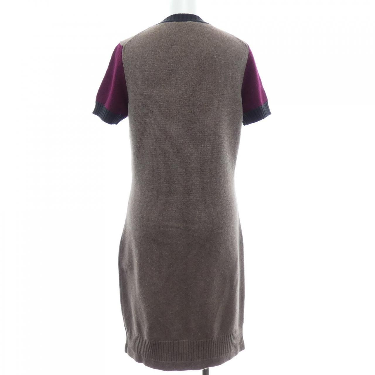 Chanel Turnlock Dress Brown — view 2