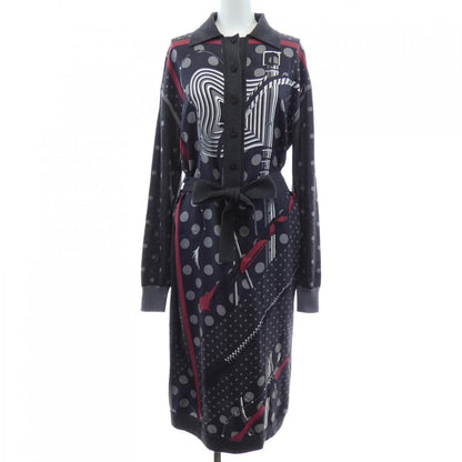 Hermes Clic Clac a Pois Twill Lane Dress