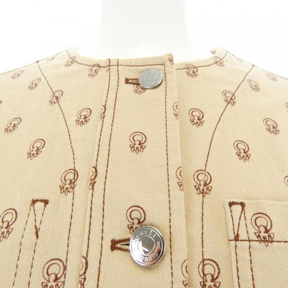 Hermes Series Button Collarless Jacket — view 6