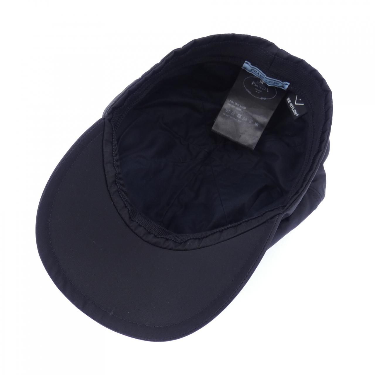 Prada Triangle Logo Cap Hat — view 5