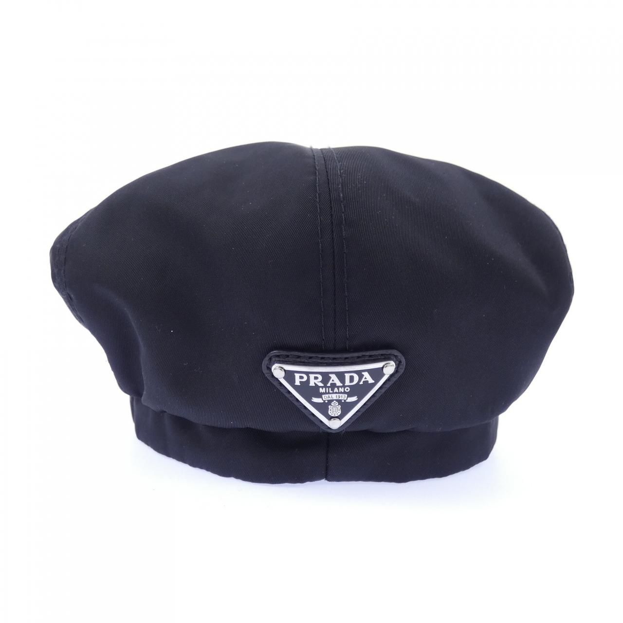 Prada Triangle Logo Cap Hat — view 4
