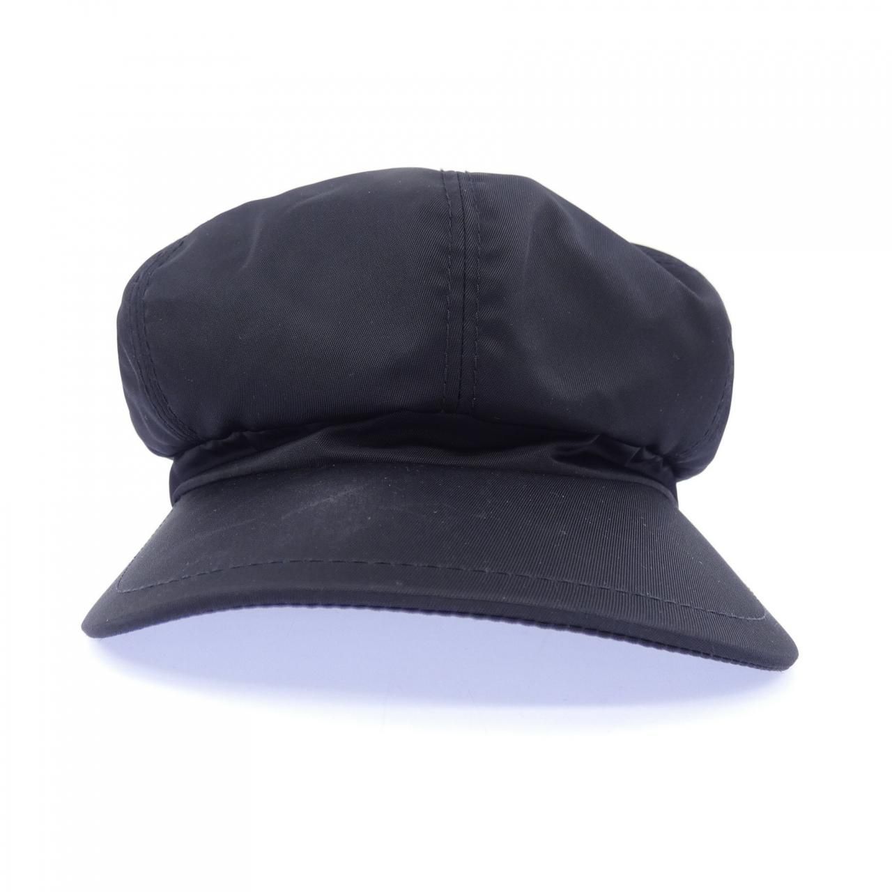 Prada Triangle Logo Cap Hat — view 2