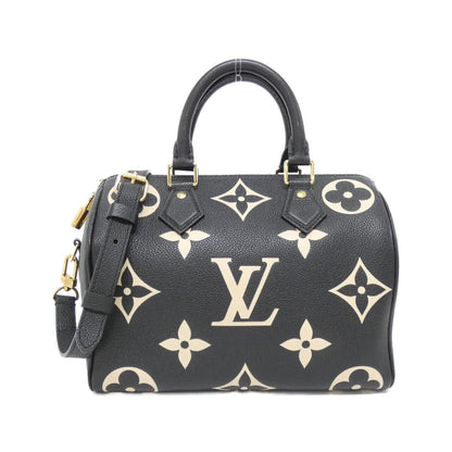 Louis Vuitton Bicolor Monogram Empreinte Speedy Bandouliere 25 cm Boston Bag