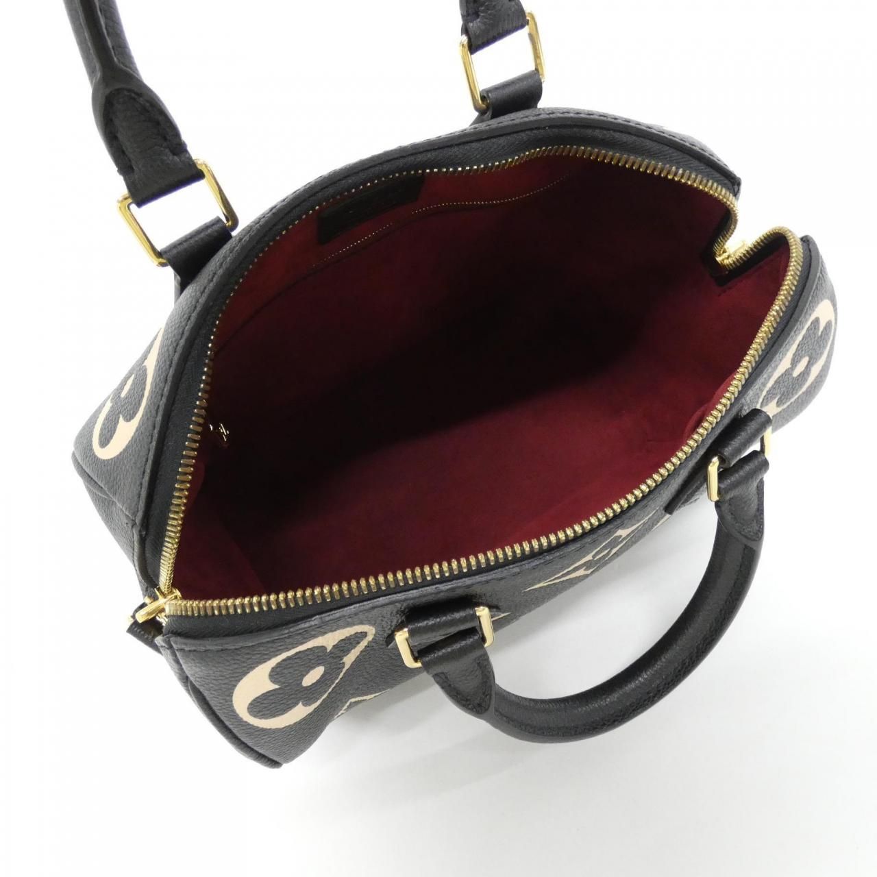 Louis Vuitton Bicolor Monogram Empreinte Speedy Bandouliere 25 cm Boston Bag — view 6