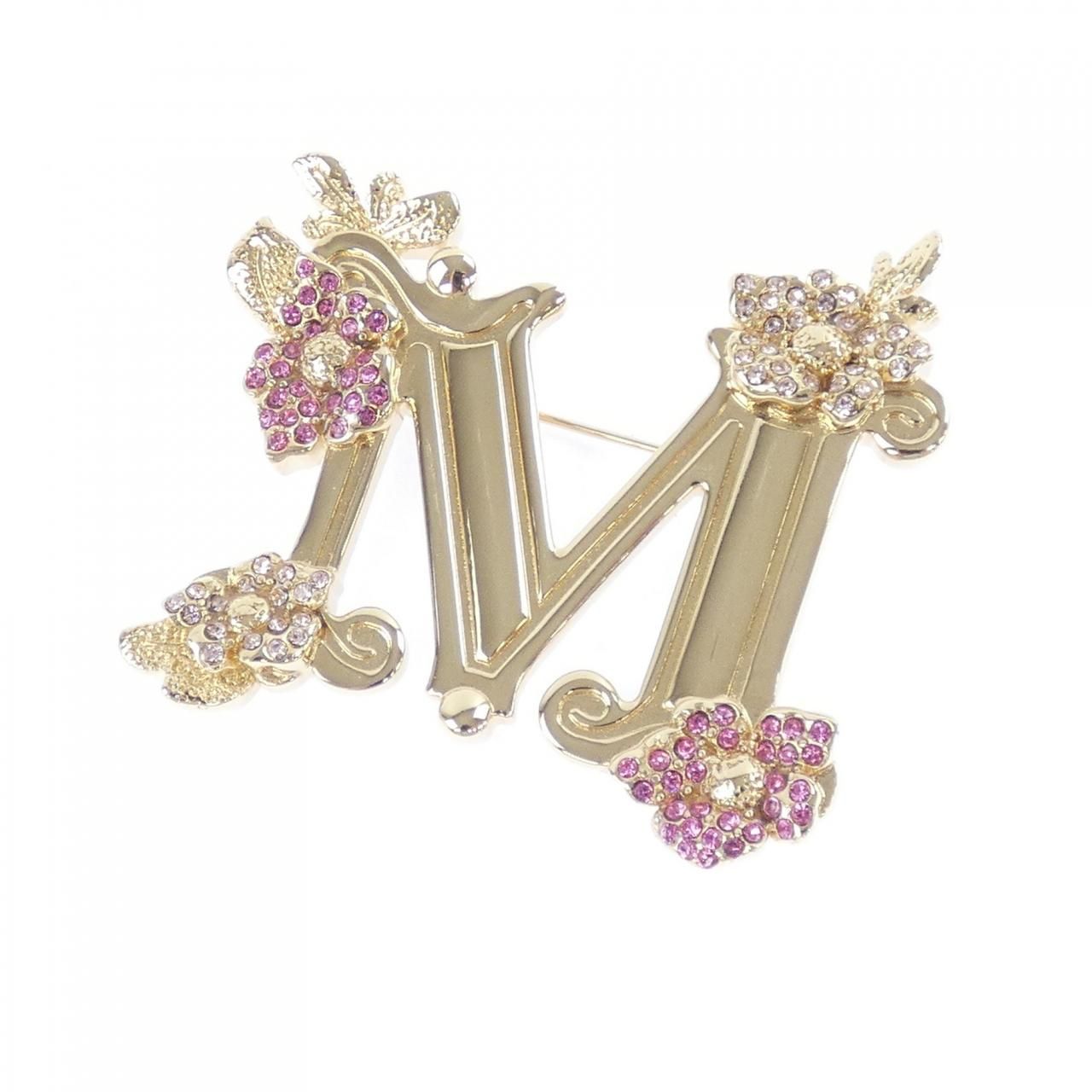 Max Mara Brooch Gold