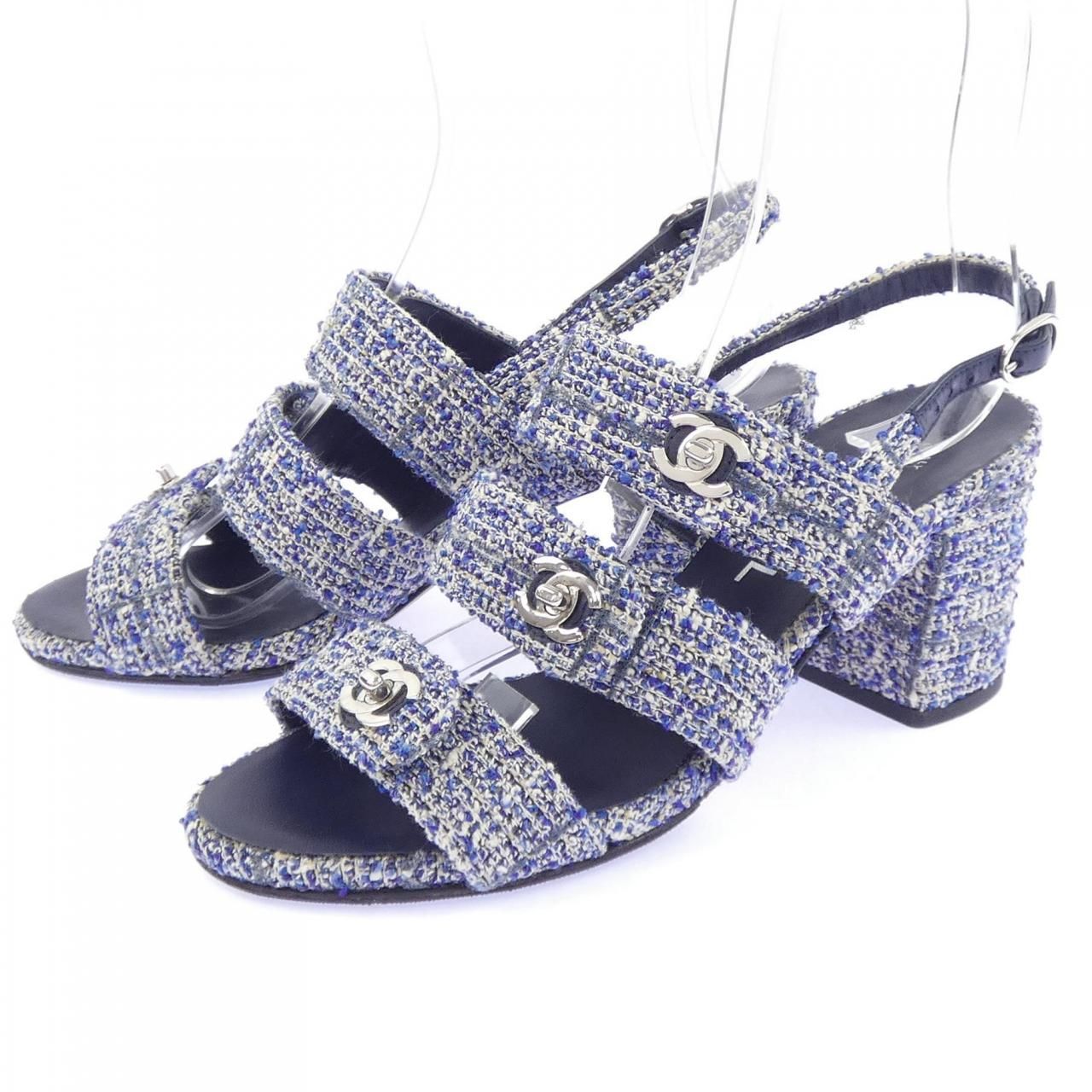 Chanel Sandals Blue — view 3